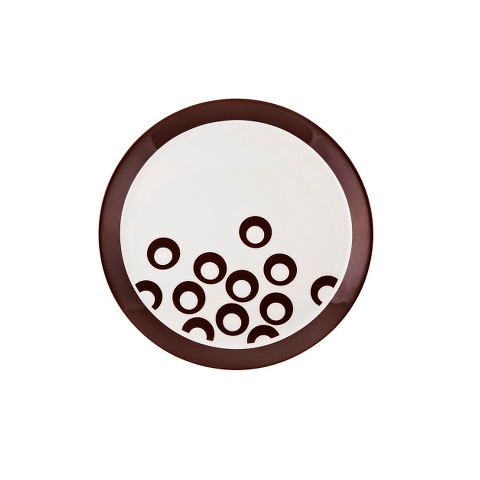Тарелка десертная Utd Brown, 21 см, Фарфор, Mikasa, Франция