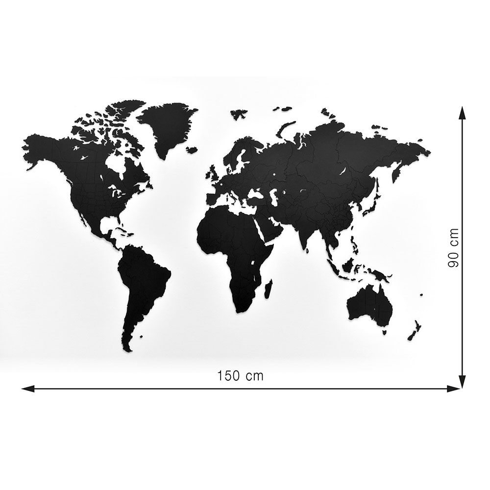 Пазл World map, 150х90 см, Картон, Mimi, Россия