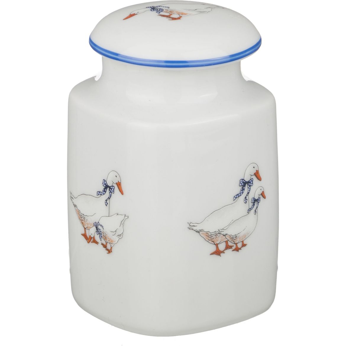 Банка для хранения Geese porcelain s, 9 см, 100 мл, Фарфор, Moritz Zdekauer, Чехия, Geese
