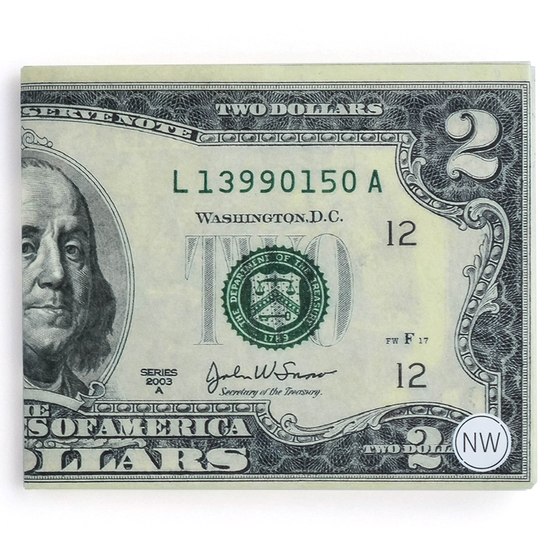 Бумажник Dollar, 18х10 см, Тайвек, New wallet