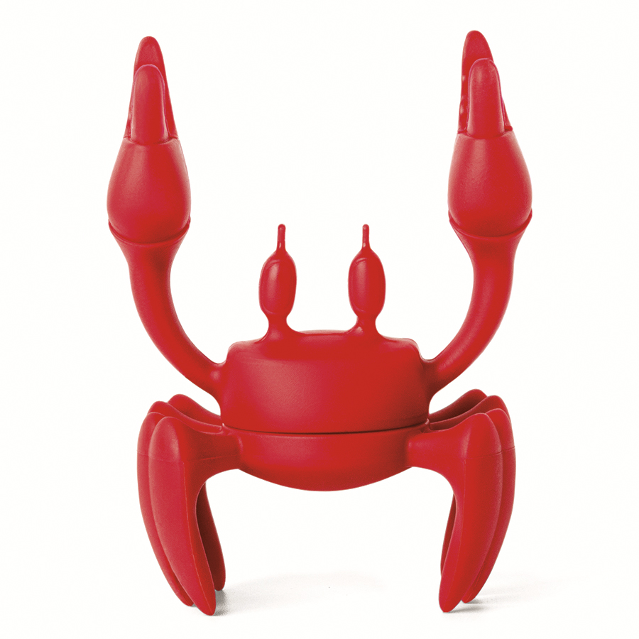 Держатель для ложек Crab red, 10х4 см, 8 см, Силикон, Ototo, Германия