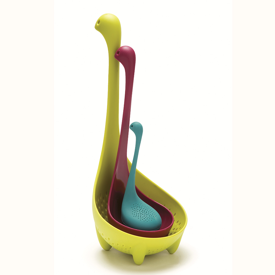 Набор кухонных инструментов Nessie Family, 3 шт., 29 см, Пластик, Ototo