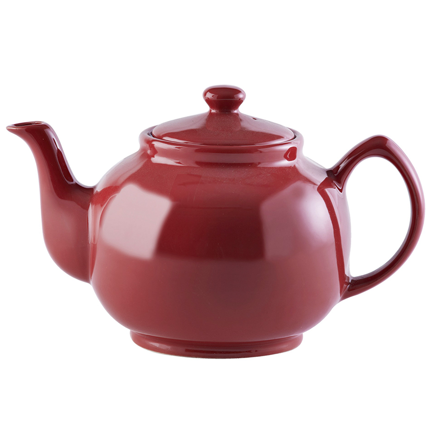 Заварочный чайник Bright colours Red 1,5, 15,5 см, 15,5 см, 1,5 л, Керамика, P&K, Великобритания, Classic tea