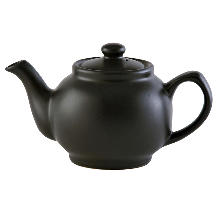 Заварочный чайник Matt glaze Black 1,1, 14,5 см, 14 см, 1,1 л, Керамика, P&K, Великобритания, Classic tea