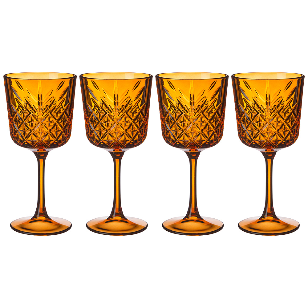 Набор бокалов для вина Timeless Honey 330, 4 шт, 330 мл, 8 см, 19 см, Стекло, Pasabahce, Турция, Timeless glass