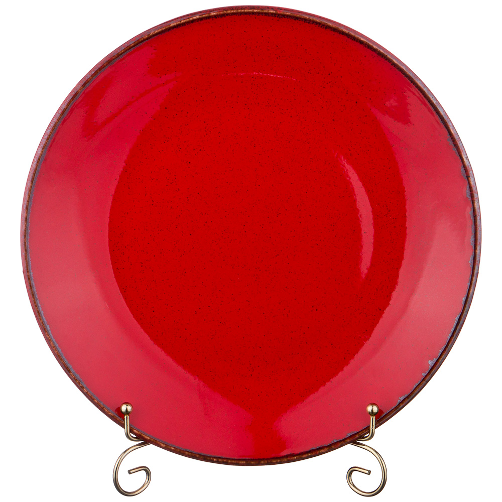Тарелка обеденная Seasons red 28, 28 см, Фарфор, Porland, Турция