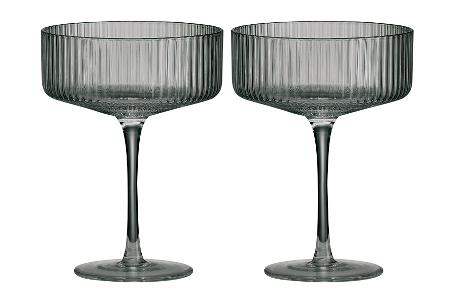 Набор бокалов для коктейля Modern Classic, 250 мл, 10,5 см, 14 см, Хрустальное стекло, Pozzi Milano 1876, Италия