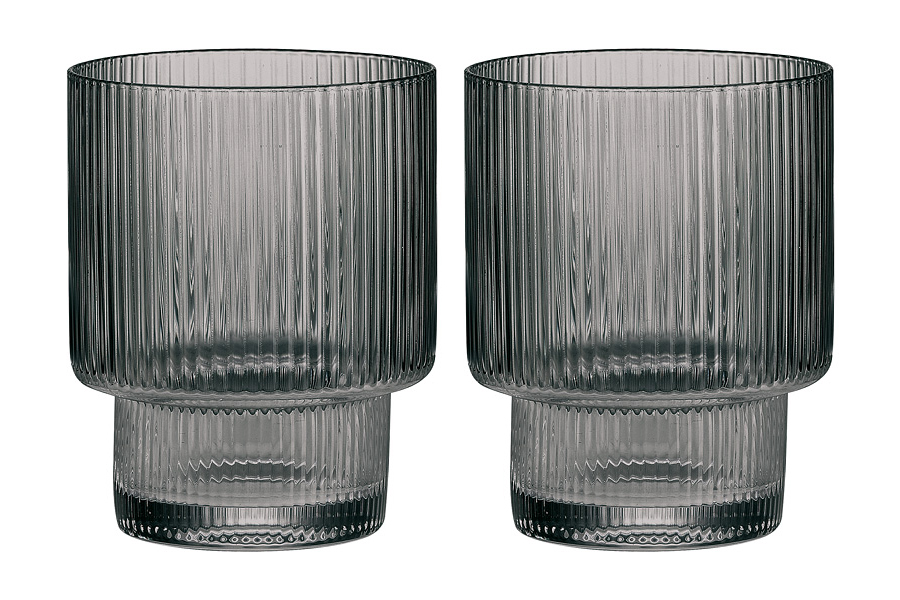 Набор стаканов для воды Modern Classic, 320 мл, 8 см, 10 см, Хрустальное стекло, Pozzi Milano 1876, Италия