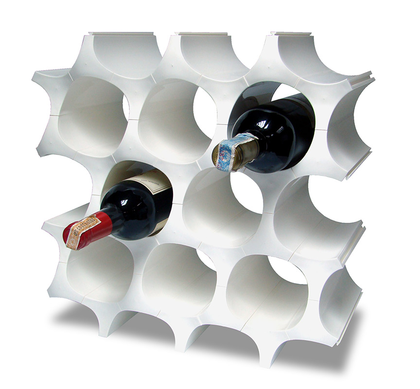 Органайзер Wine cell, 41х18 см, 40 см, Пластик, Qualy, Таиланд