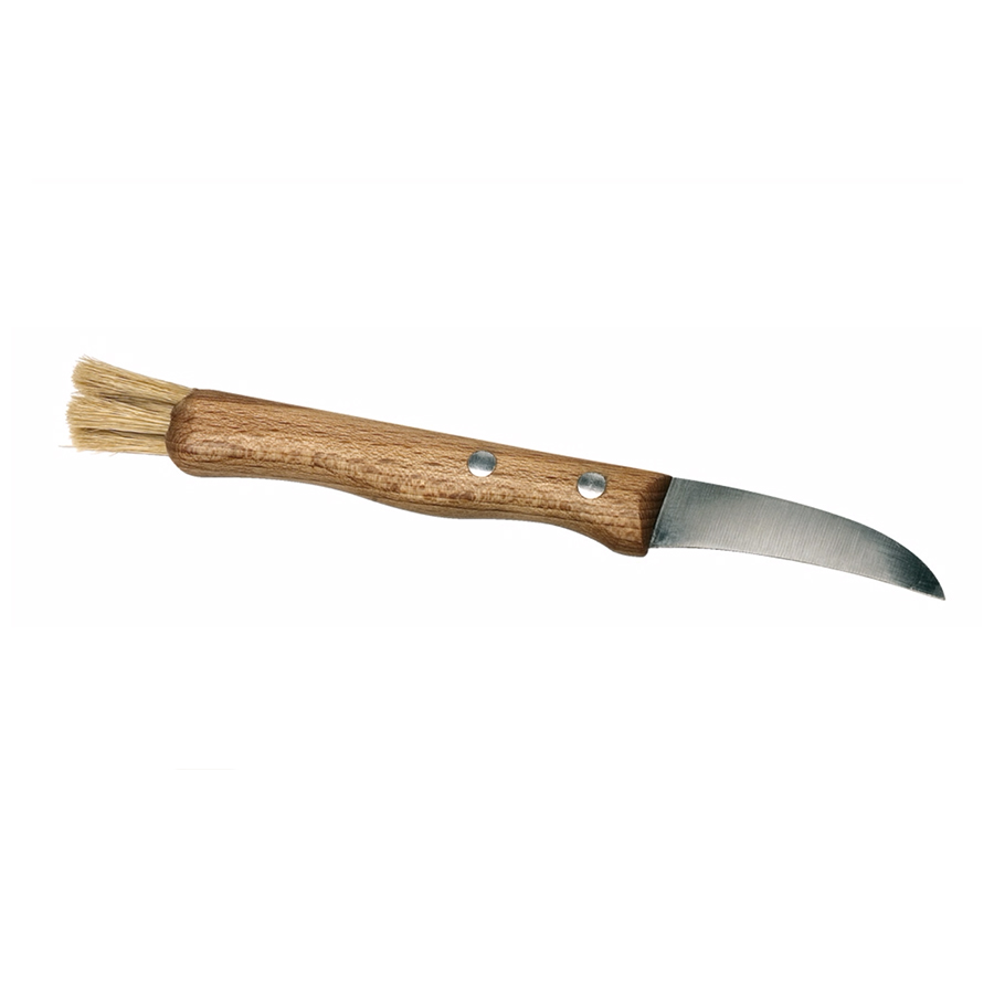 Нож для грибов Mushrooms, 18 см, Нерж. сталь, Дерево, Щетина, Redecker, Германия