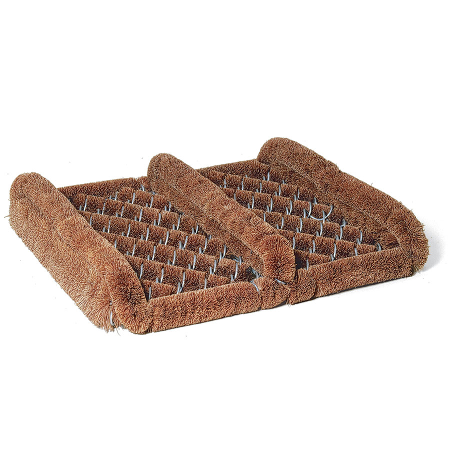 Придверный коврик Brush, 30x35 см, Металл, Кокосовое волокно, Redecker, Германия