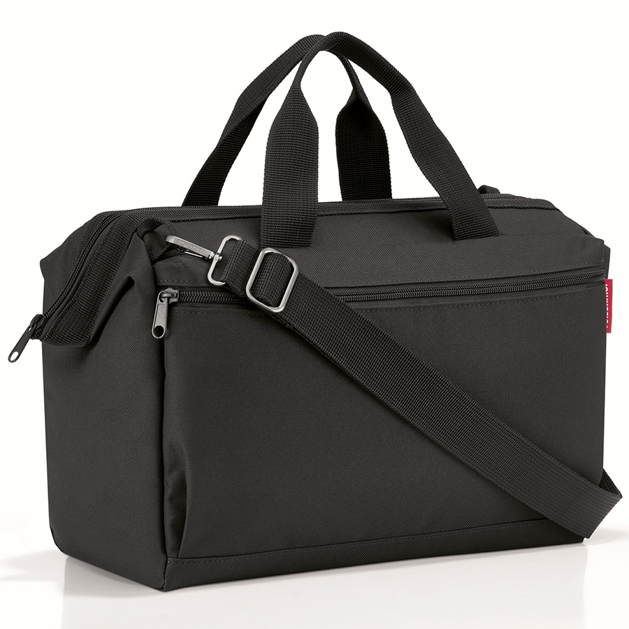 Сумка Allrounder S Pocket Black, 40x16 см, 26 см, 11 л, Полиэстер, Reisenthel, Германия Сумка Allrounder S Pocket Black, 40x16 см, 26 см, 11 л, Полиэстер, Reisenthel, Германия