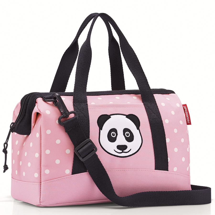 Сумка детская Allrounder Panda dots pink, 27х12 см, 11 л, 21 см, Полиэстер, Reisenthel, Германия, Panda dots pink