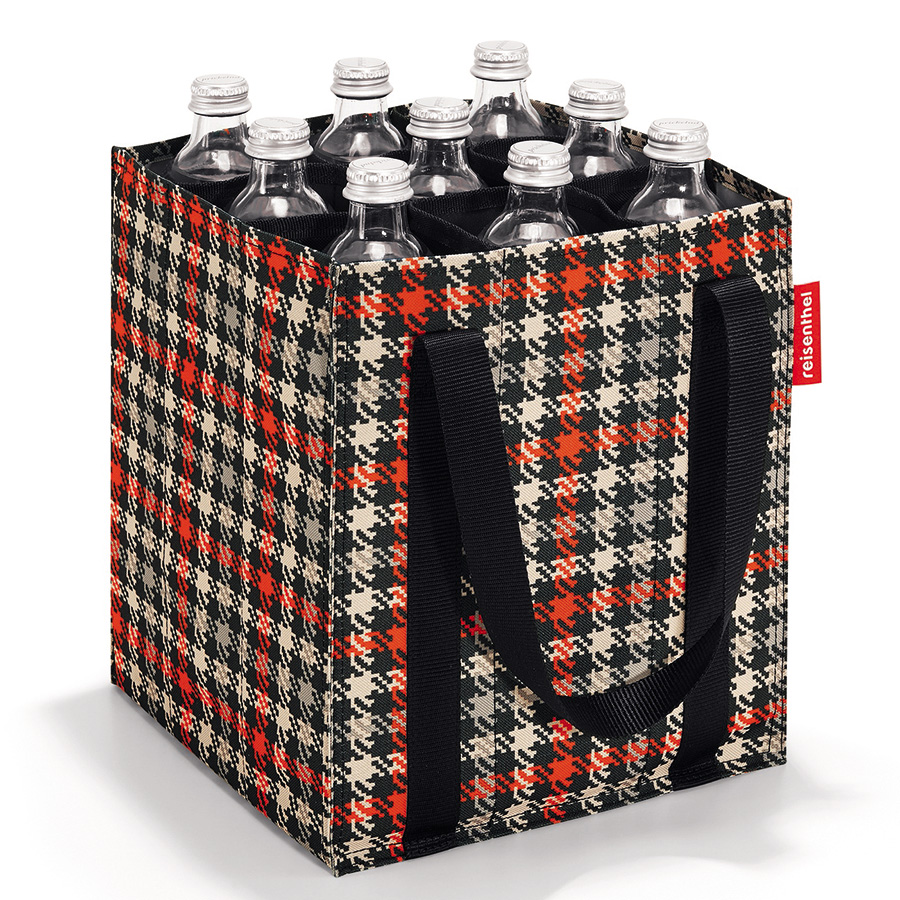 -   Bottlebag Glencheck red, 2323 , 28 , , Reisenthel, 