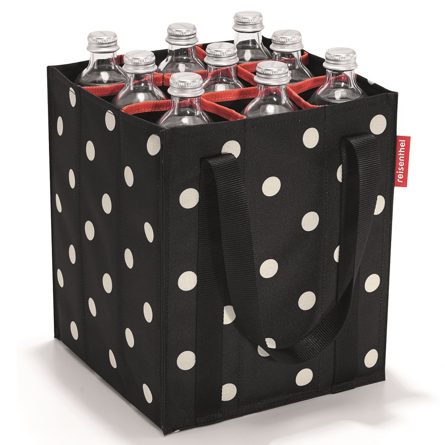 Сумка-органайзер для бутылок Bottlebag mixed dots, 23х23 см, 28 см, Полиэстер, Reisenthel, Германия