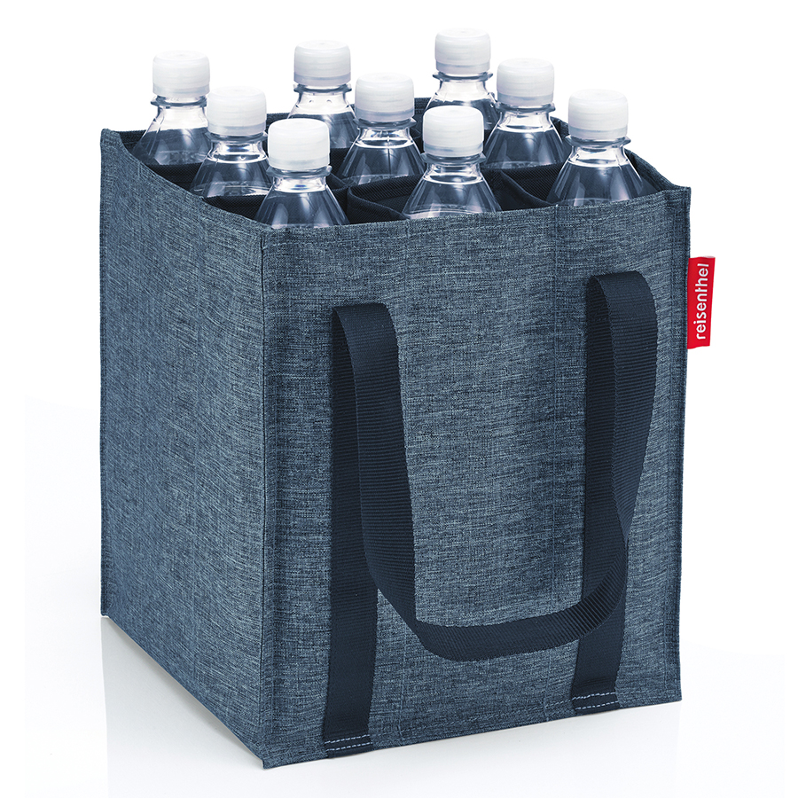Сумка-органайзер для бутылок Bottlebag twist blue, 25x25 см, 27 см, Полиэстер, Reisenthel, Германия