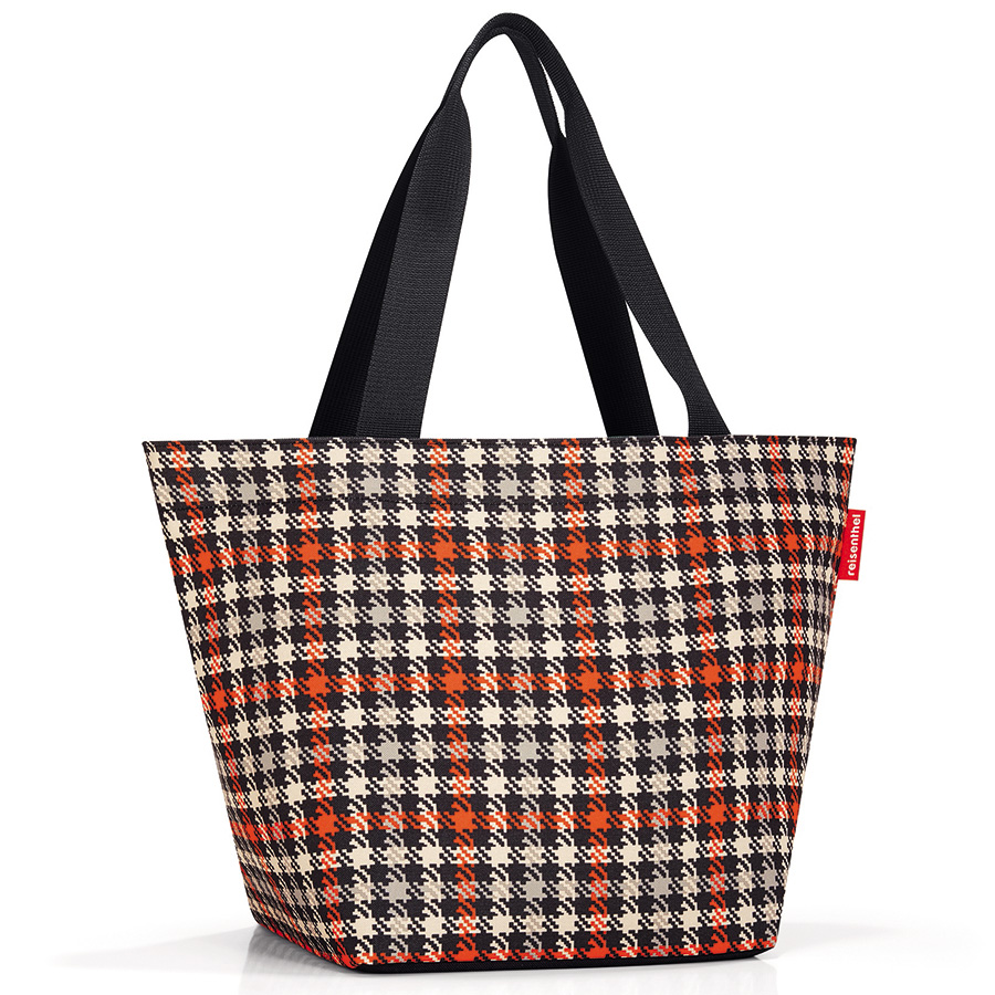  Shopper M Glencheck red, 30x26 , 50 , 15 , , Reisenthel, 