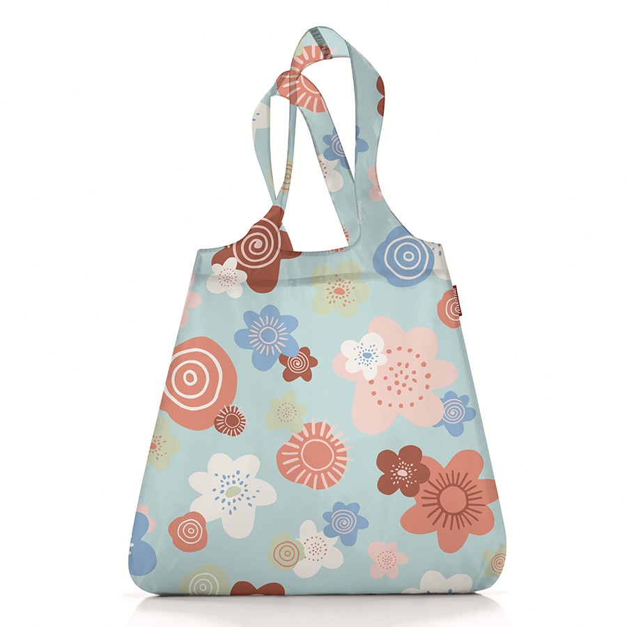   Mini maxi shopper flowers blue, 4410 , 65 , 15 , , Reisenthel, 