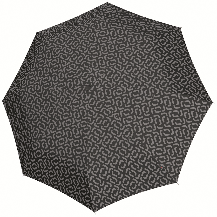 Зонт механический Pocket classic signature black, 24 см, 99 см, Полиэстер, Пластик, Сталь, Reisenthel, Германия