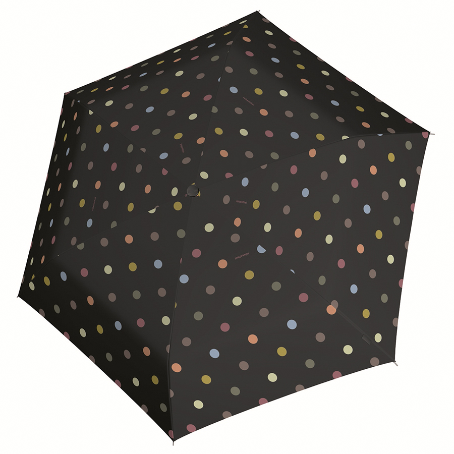 Зонт механический Pocket mini dots, 24 см, 97 см, Пластик, Полиэстер, Сталь, Reisenthel, Германия