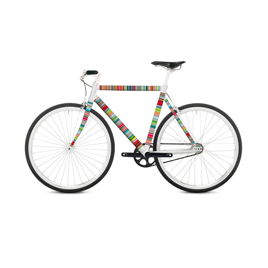 Наклейка на раму велосипеда Micro-Stripes, 18х300 см, Самоклеющаяся пленка, Remember, Германия