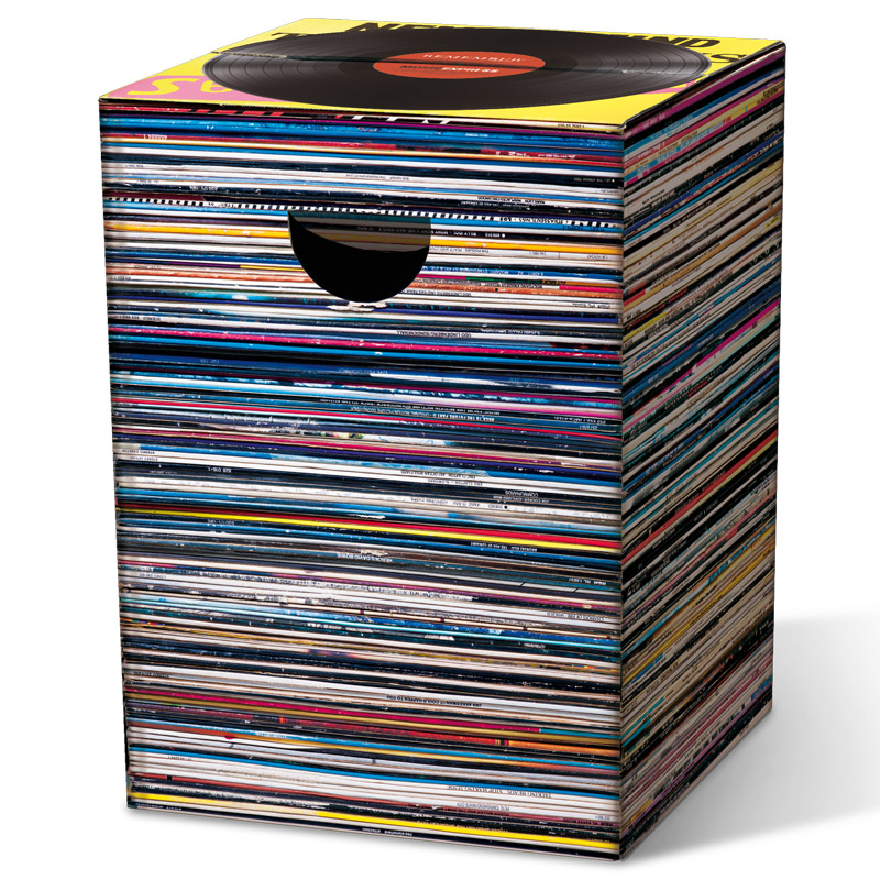 Табурет картонный сборный Music express, 33х33 см, 44 см, Картон, Remember, Германия