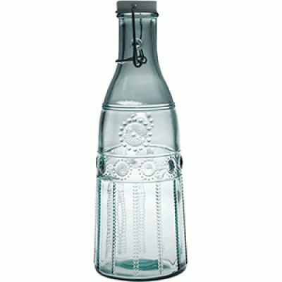 Бутылка с пробкой Ornamento, 1 л., 1 л, 28 см, Стекло, San Miguel, Испания