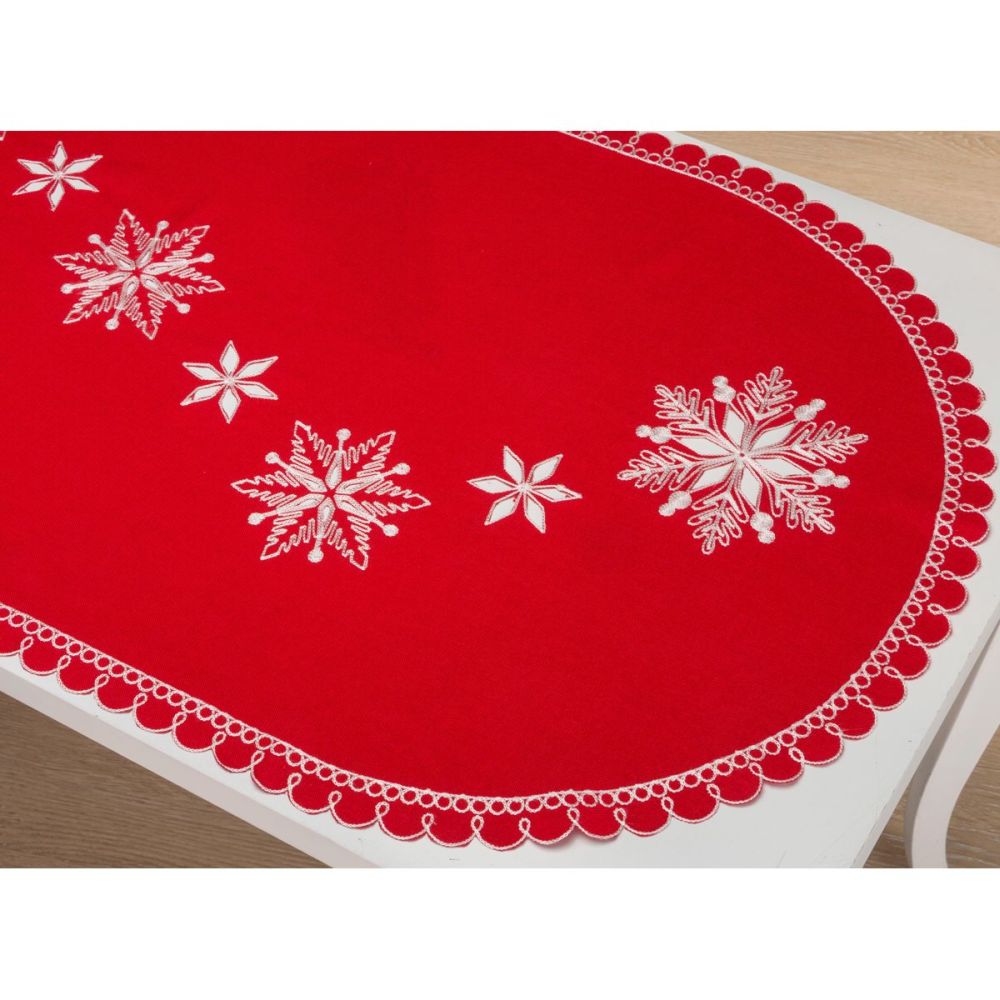  Snowflakes Oval, 60x120 , , Santalino, 