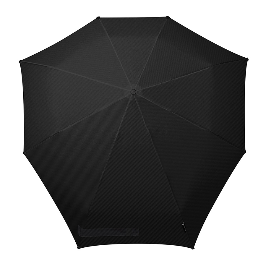 Зонт-автомат Senz° Deluxe pure black, 28 см, 91x58 см, Полиэстер, SENZ, Голландия