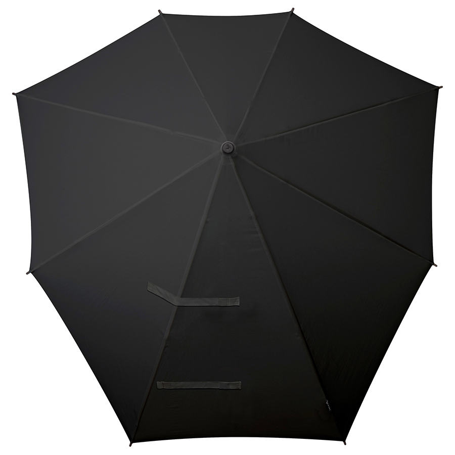 Зонт-трость Senz° smart xl black out, 90 см, 107х102 см, Полиэстер, SENZ