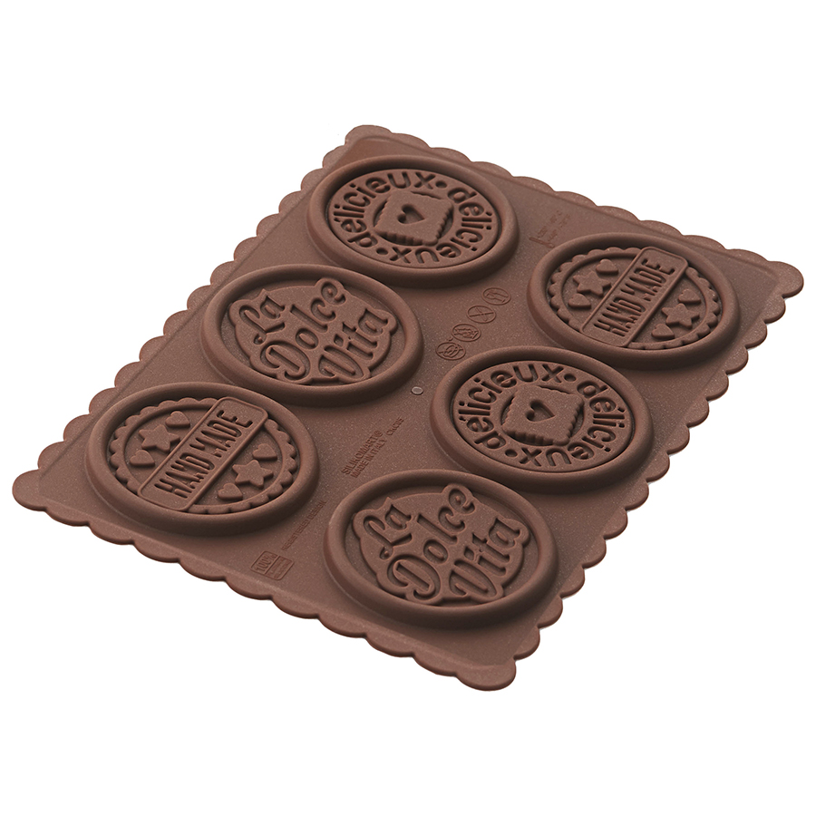 Форма для приготовления печенья Cookie Dolce Vita Slim, 14,5х20 см, 5,7 см, Силикон, Silikomart, Италия
