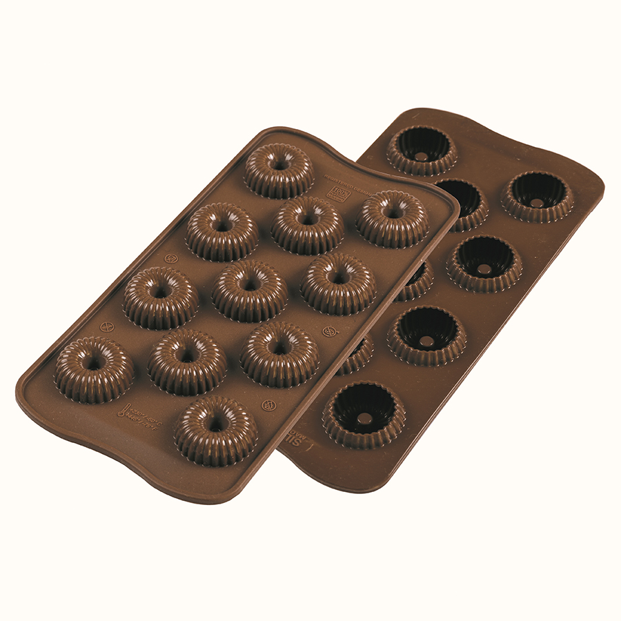Форма для приготовления конфет Choco Crown, 2 предм., 24х11 см, 2 см, Силикон, Silikomart, Италия