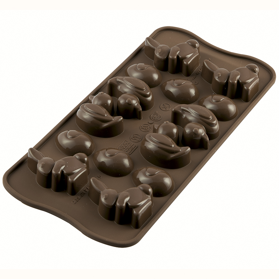 Форма для приготовления конфет Easter, 3х4 см, 1,5 см, 85 мл, Силикон, Silikomart, Италия