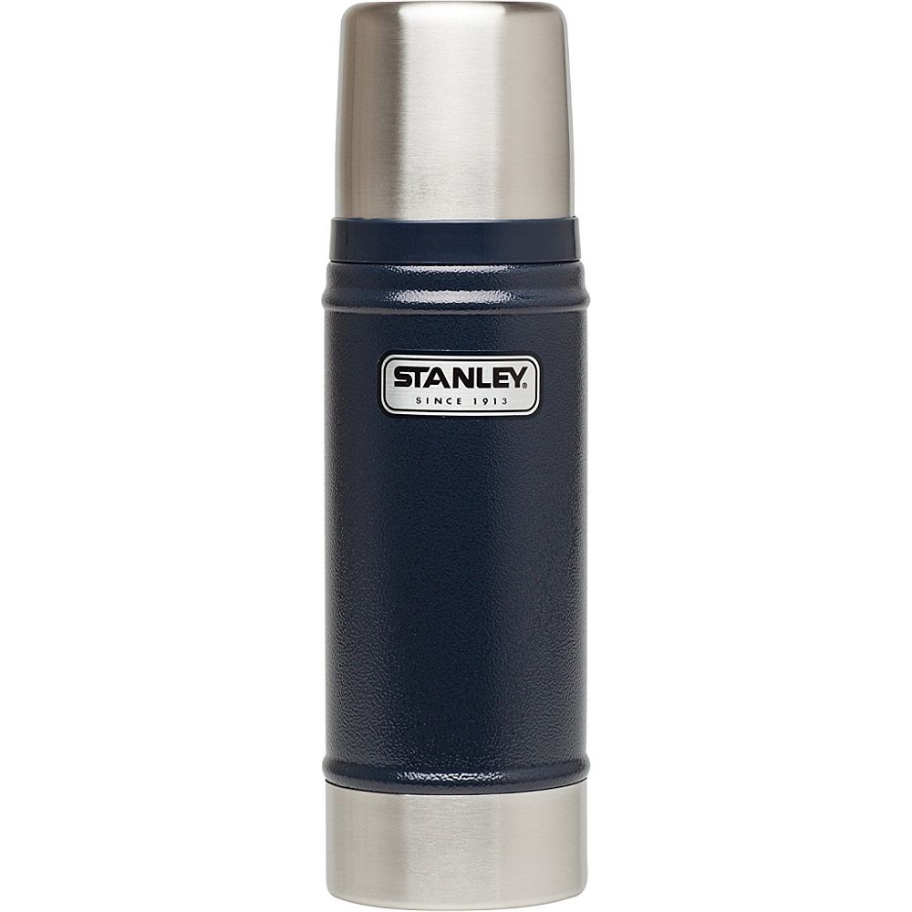 Термос вакуумный Stanley Classic 470 Blue, 470 мл, 7,5 см, 26 см, Нерж. сталь, Stanley, США