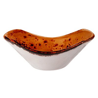 Блюдо-соусник Craft Terracotta, 11х8 см, 4,5 см, 80 мл, Фарфор, Steelite, Craft Terracotta