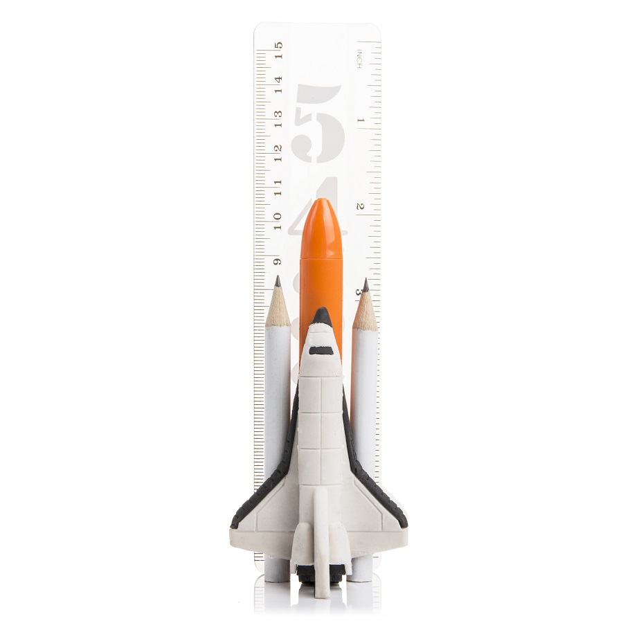 Набор канцелярский Space Shuttle Stationery, 5х4 см, 16 см, Пластик, Suck UK, Великобритания