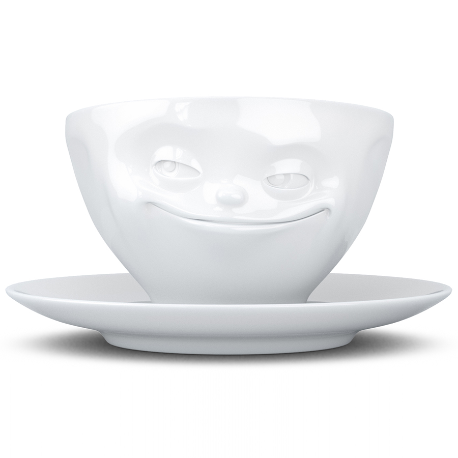 Чайная пара Tassen porcelain Grinning, 17 см, 11 см, 200 мл, Фарфор, Tassen, Германия, Tassen porcelain