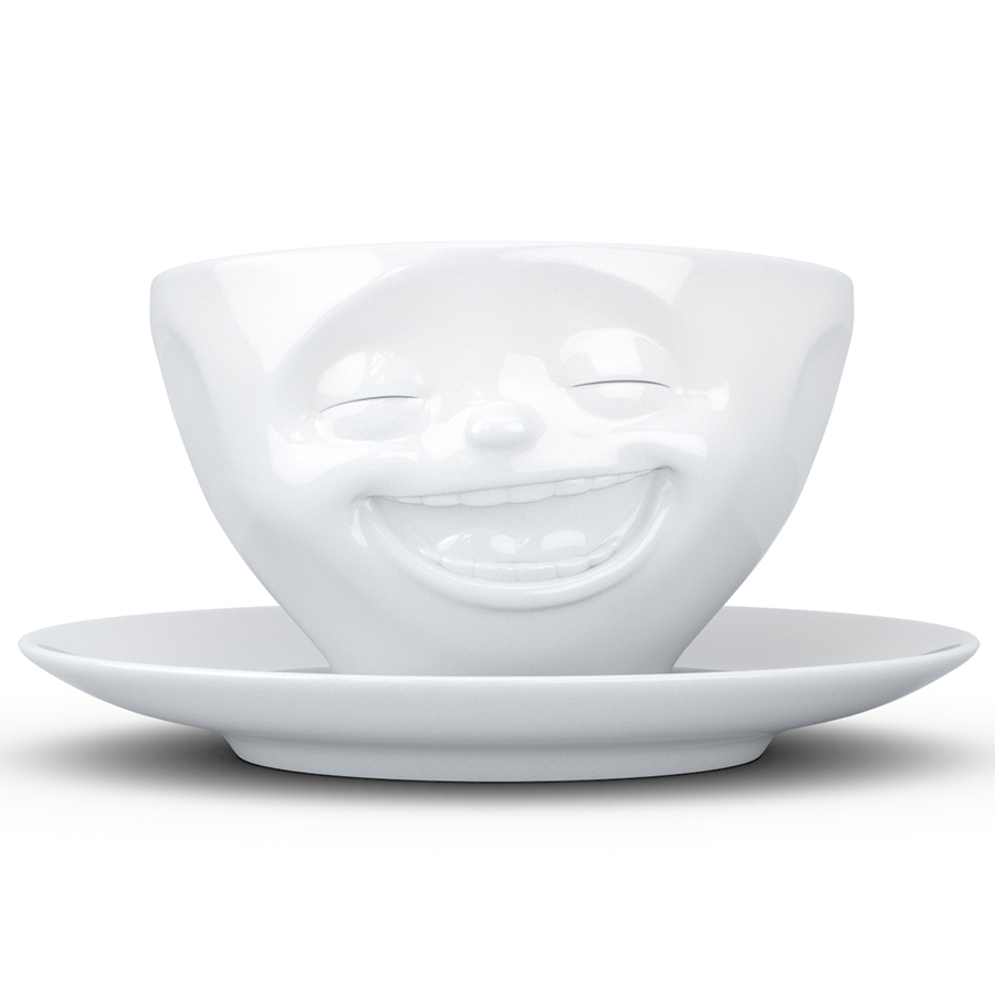 Чайная пара Tassen porcelain Laughing, 17 см, 11 см, 200 мл, Фарфор, Tassen, Германия, Tassen porcelain