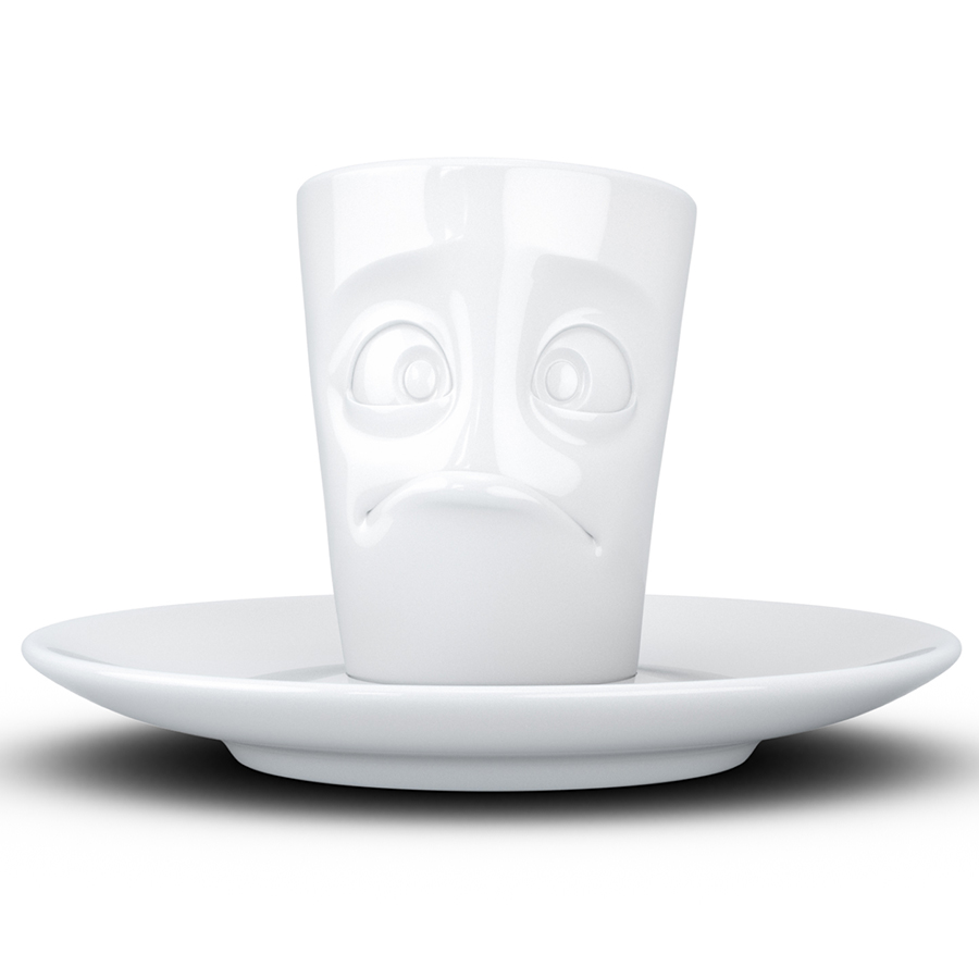 Кофейная пара Tassen porcelain Buffled, 14 см, 8 см, 80 мл, Фарфор, Tassen, Германия, Tassen porcelain