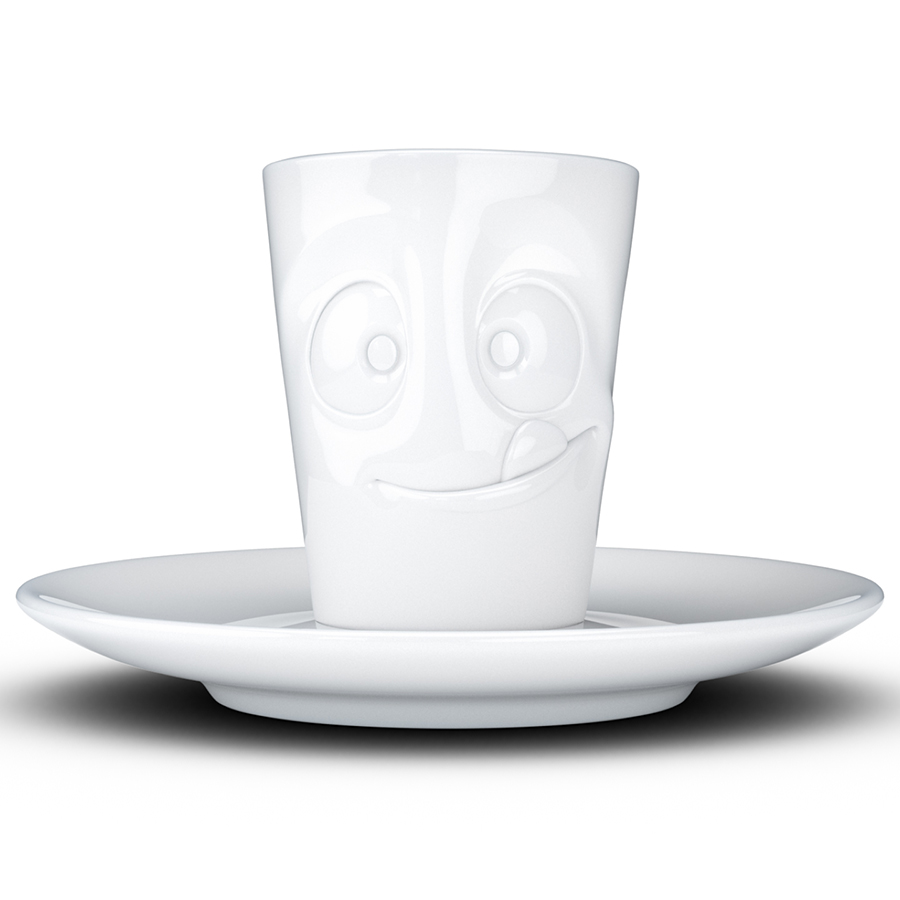 Кофейная пара Tassen porcelain Tasty, 14 см, 8 см, 80 мл, Фарфор, Tassen, Германия