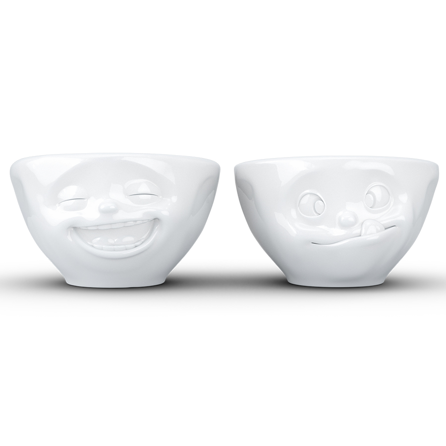 Креманки Tassen porcelain Laughing&Tasty, 2 шт., 8 см, 100 мл, 6 см, Фарфор, Tassen, Германия