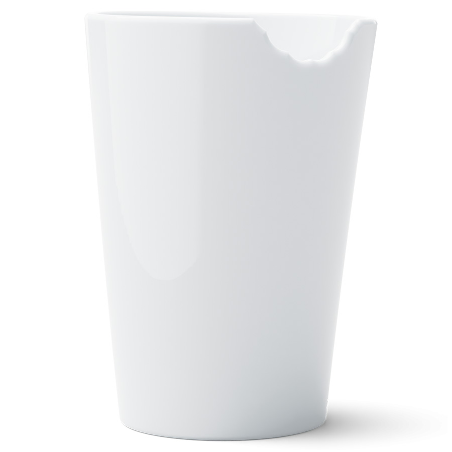 Кружка Tassen porcelain With bite, 10 см, 14 см, 400 мл, Фарфор, Tassen, Германия, 1 персона, Tassen porcelain