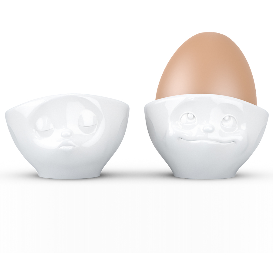 Набор подставок для яиц Tassen porcelain Kissing&Dreamy, 2 шт., 17х4 см, 8 см, Фарфор, Tassen, Германия