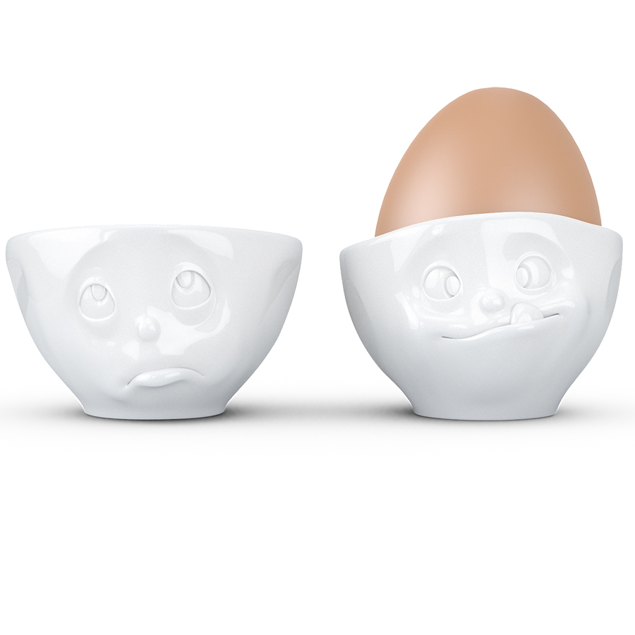 Набор подставок для яиц Tassen porcelain Oh please&Tasty, 2 шт., 17х4 см, 8 см, Фарфор, Tassen, Германия