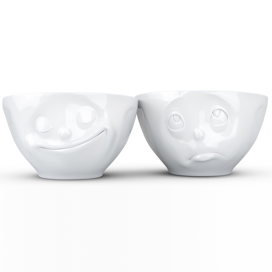 Пиалы Tassen porcelain Happy&Oh please, 2 шт., 12 см, 200 мл, 7 см, Фарфор, Tassen, Германия, Tassen porcelain
