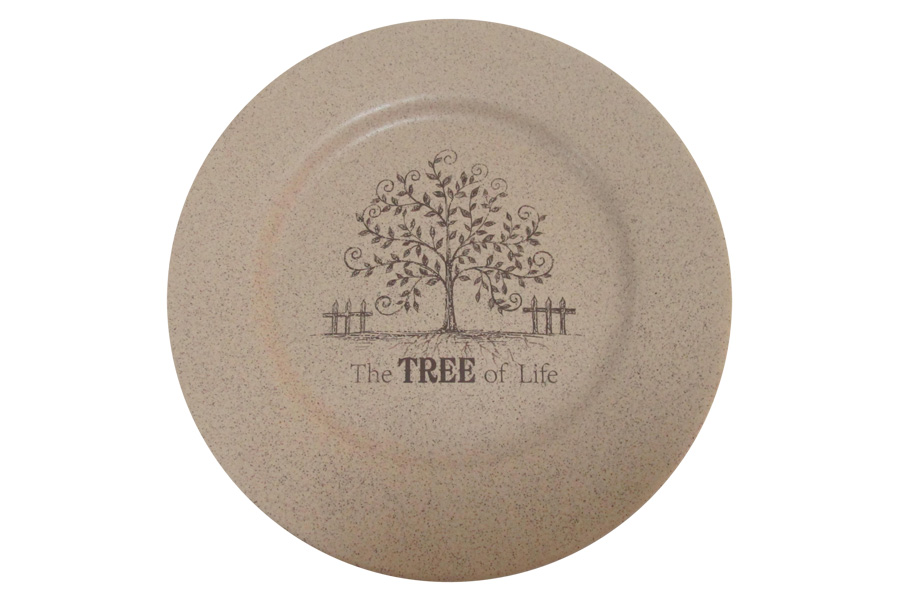Обеденная тарелка Tree of life, 26 см, Керамика, Terracotta, Китай