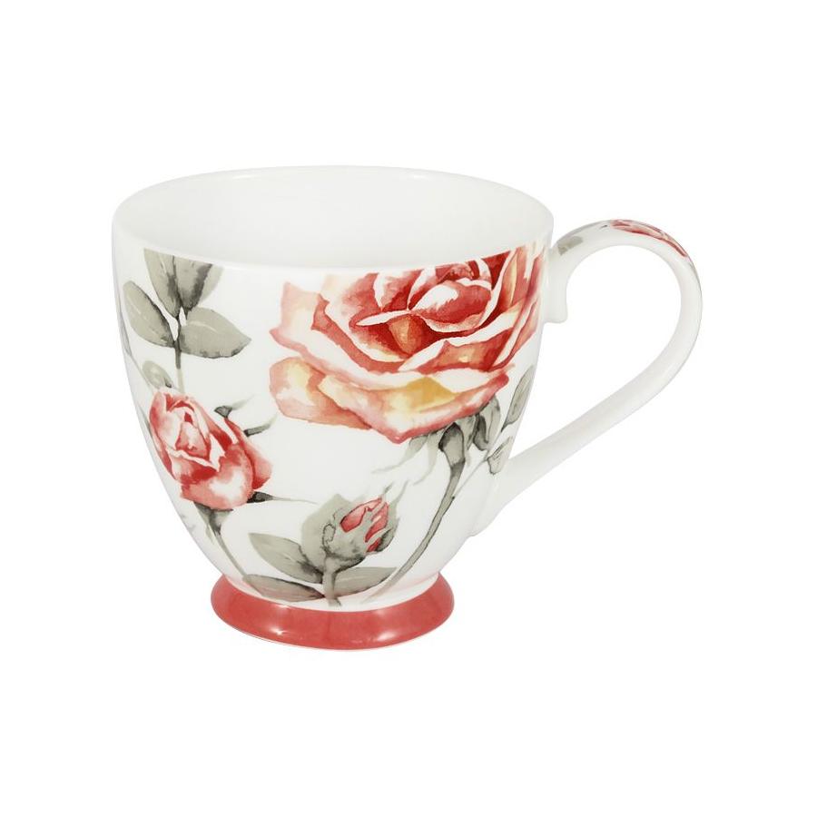 Чашка Rose, 400 мл, Фарфор, The English Mug, Великобритания