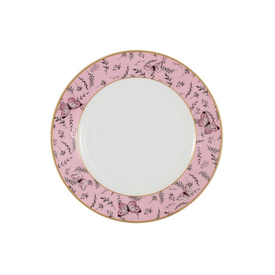 Набор десертных тарелок Cameo Pink, 4 шт., 20 см, Фарфор, The English Mug, Великобритания