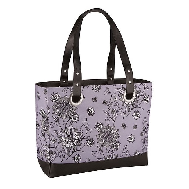  Raya Tote-Purple Flower, 1239 , 32 , 14 , , Thermos, 