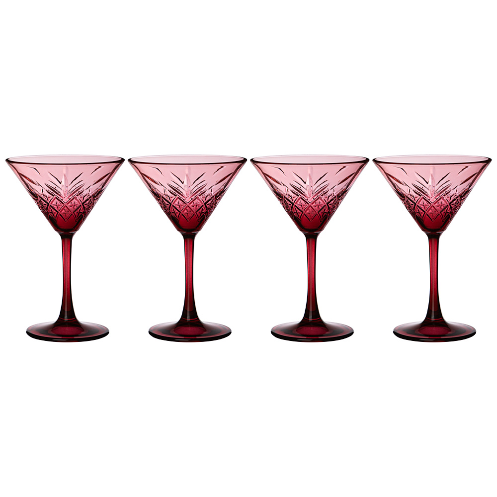 Набор бокалов для коктейля Timeless Bordeaux, 4 шт., 230 мл, 17 см, Стекло, TIMELESS, Турция, Timeless glass